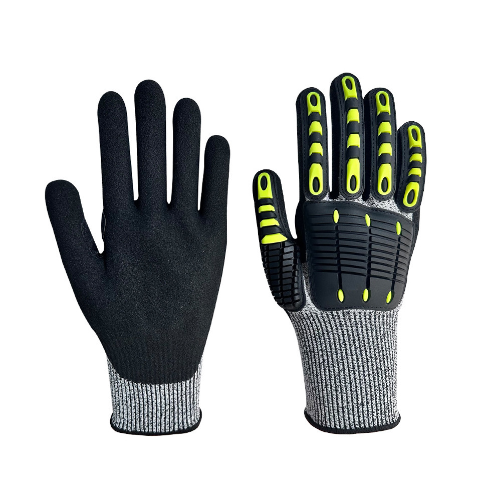 Rilong High Quality Impact-resistant Gloves – TPR Armor & Nitrile Grip