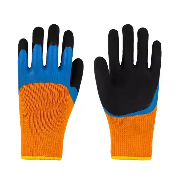 Luvas de Inverno Femininas Rilong – Luvas de Trabalho com Revestimento em Latex e Forro Térmico 7G | RiLong Safety