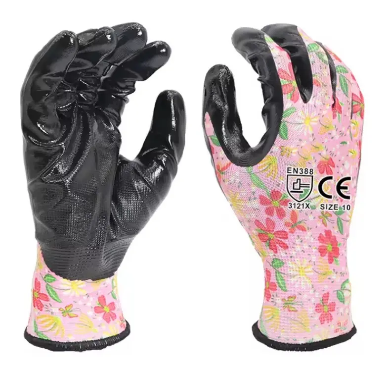 Luvas de Jardim Elegantes de Couro com Alta Proteção da Rilong para Mulheres