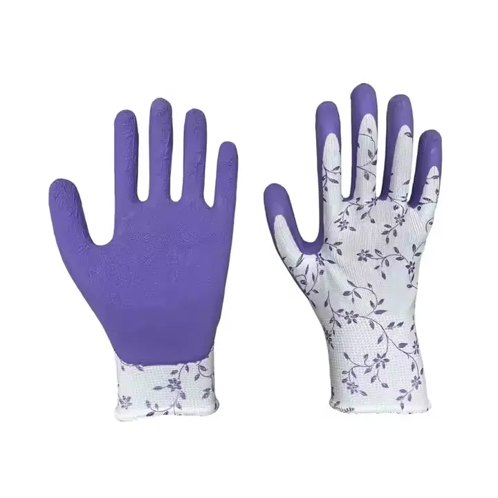 Rilong Luvas de Jardinagem de Verão com Estampa Floral e Moda