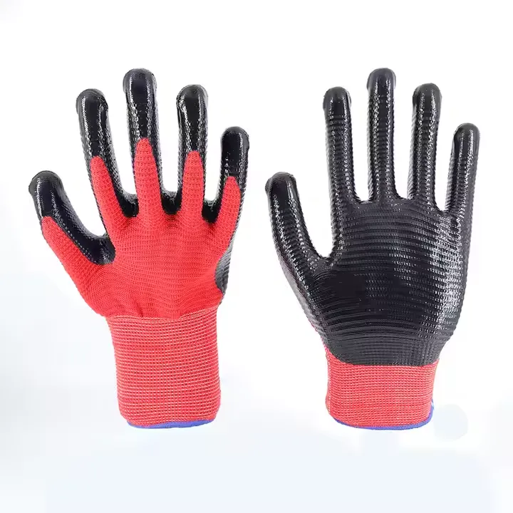 Luvas Nitrílicas Revestidas Rilong de Preço Acessível para Proteção Industrial