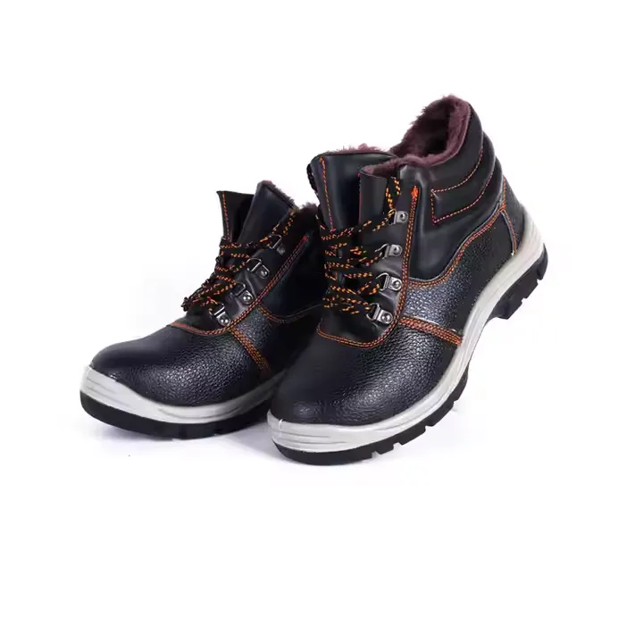 Rilong Comfortable Office Dress Customized Genuine Leather Breathable Fashion Working Men Pu Sole Security Safety Shoes