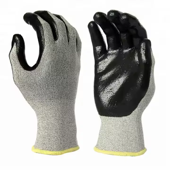 Rilong High-Performance Cut-Resistant Gloves with Smooth Nitrile Coating