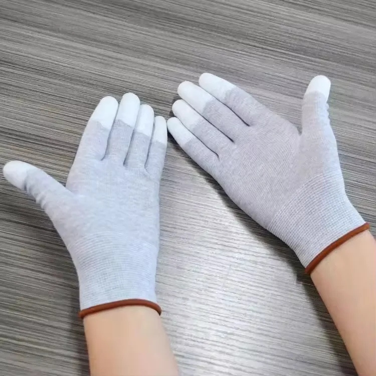 Rilong Precision Guard Anti-Static PU Fingertip Coated Gloves