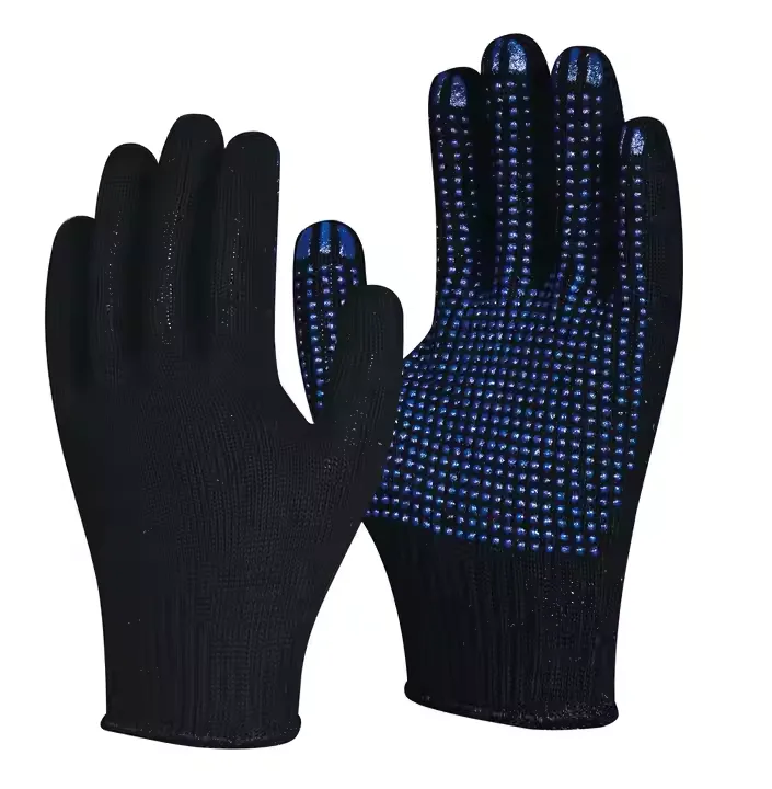Rilong Construction Gloves: PVC Dot Coated Work Gloves with Enhanced Grip & Puncture Protection