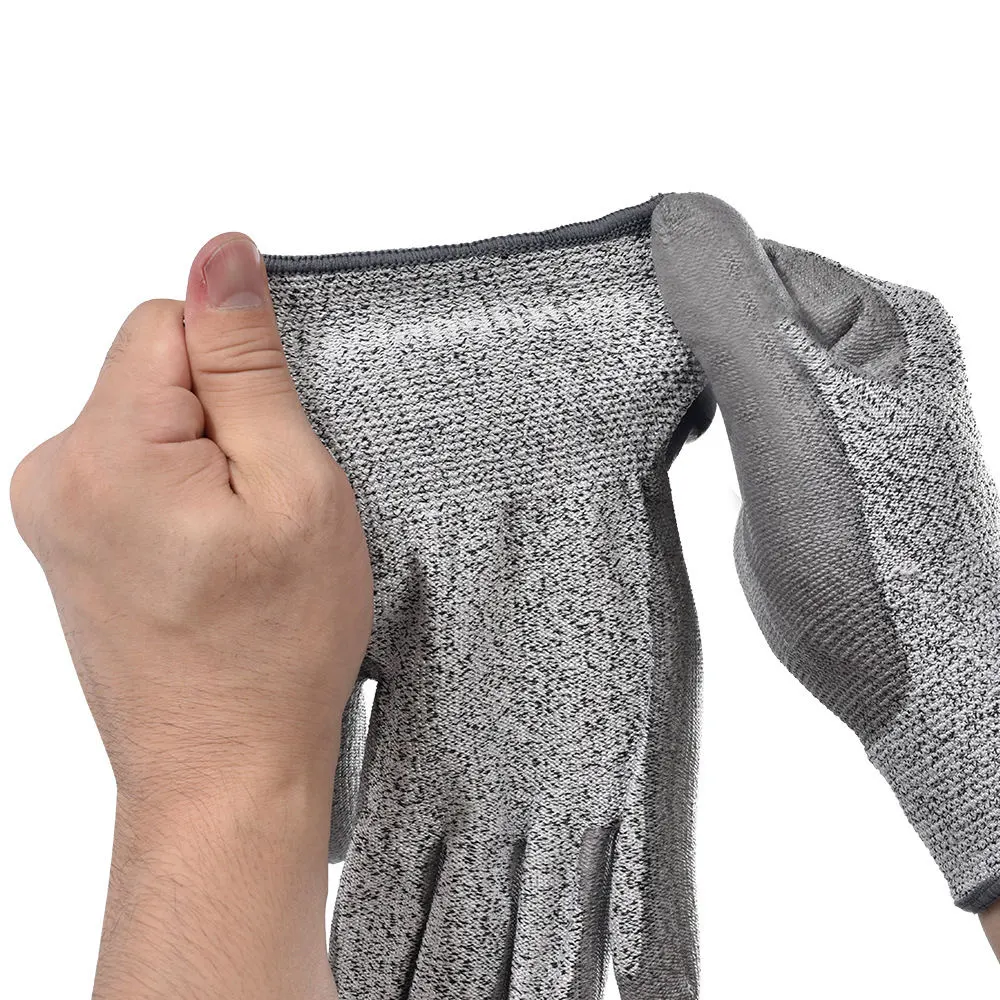 Silicone-Free Work Glove Claims: A Buyer’s Evidence Checklist Close-up of grey knitted work glove material held open by hand