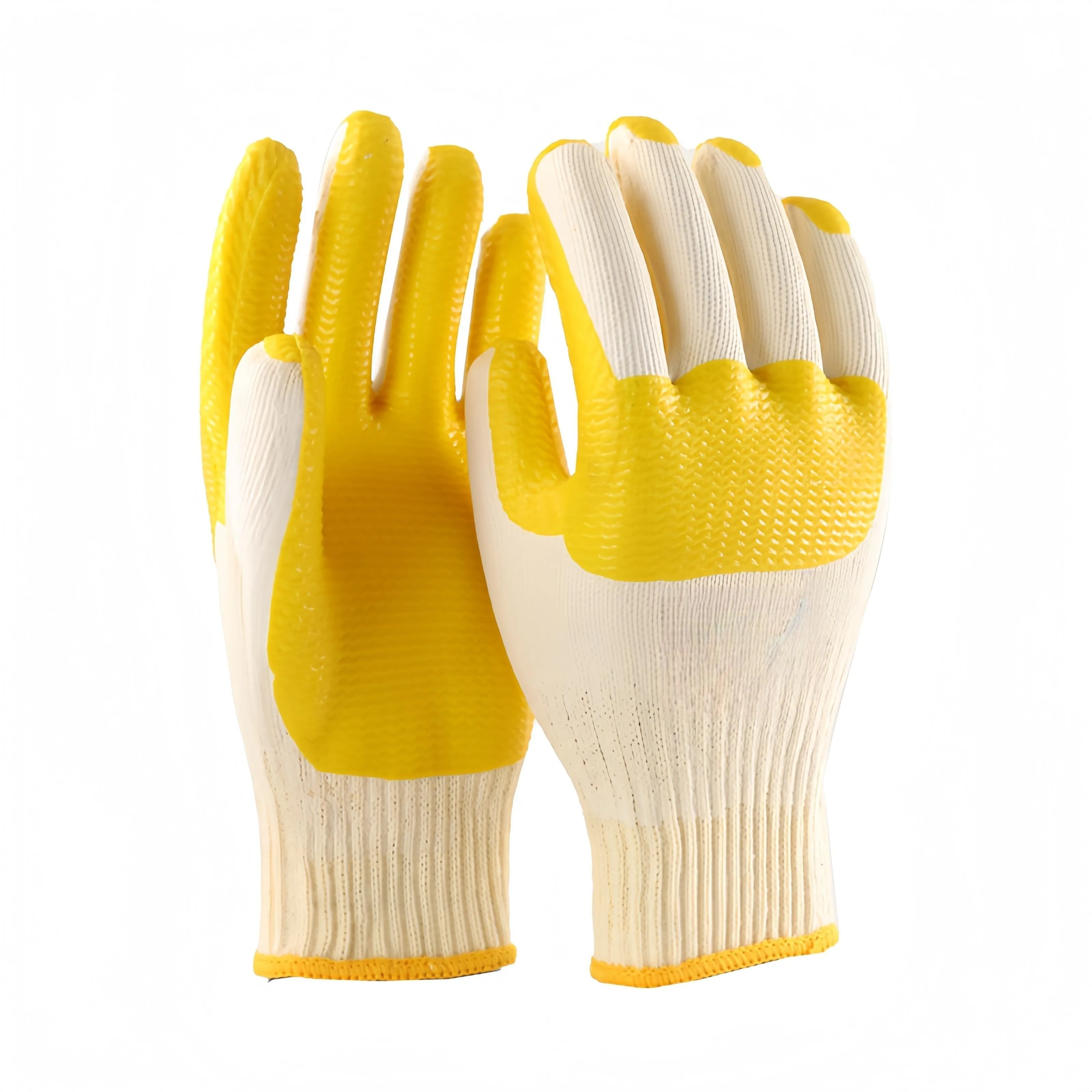 Rilong Heavy-Duty Natural Rubber Laminated Gloves for Construction and Industrial Use